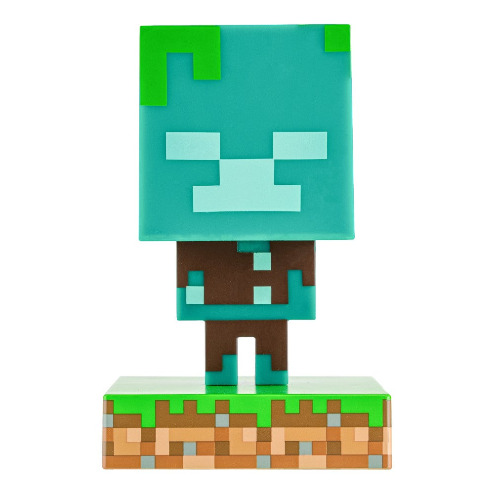 MINECRAFT Lampe Icône Zombi Noyé - sous Licence Officielle - à Piles