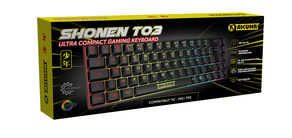 Akuma clavier gaming œuvre t03