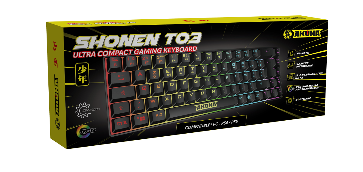 Akuma clavier gaming œuvre t03
