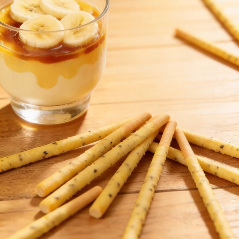 Glico Pocky Bâtonnets biscuités (Saveur pudding à la banane) 35 g