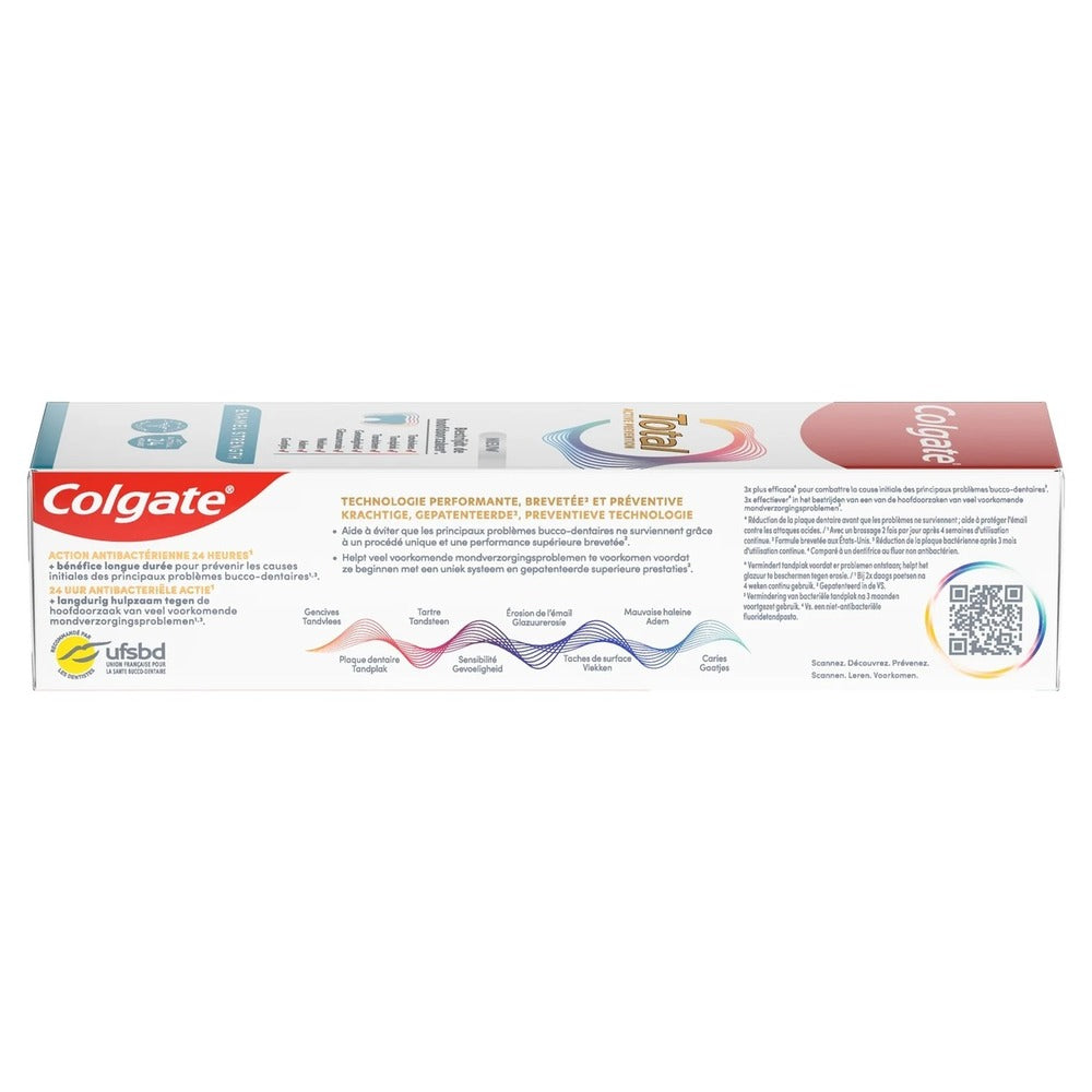 Colgate Total Active Cavity Protection Toothpaste 75 ml - Pack of 2 (2 x 75ml = 2 tubes)
