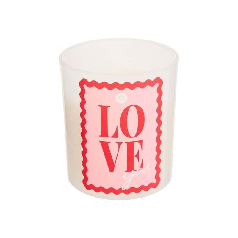 ATMOSPHERA Bougie parfumée Love parfum rose et au patchouli - 190 g