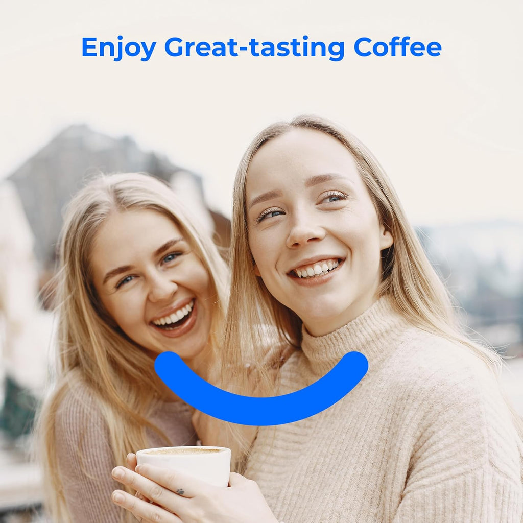 Filtre à Eau Waterdrop, Compatible avec Machine à Café DeLonghi ECAM, Eletta, Dinamica, DLSC002, Magnifica, ETAM Autentica et Divers Modèles Esam (Lot de 6 pièces)