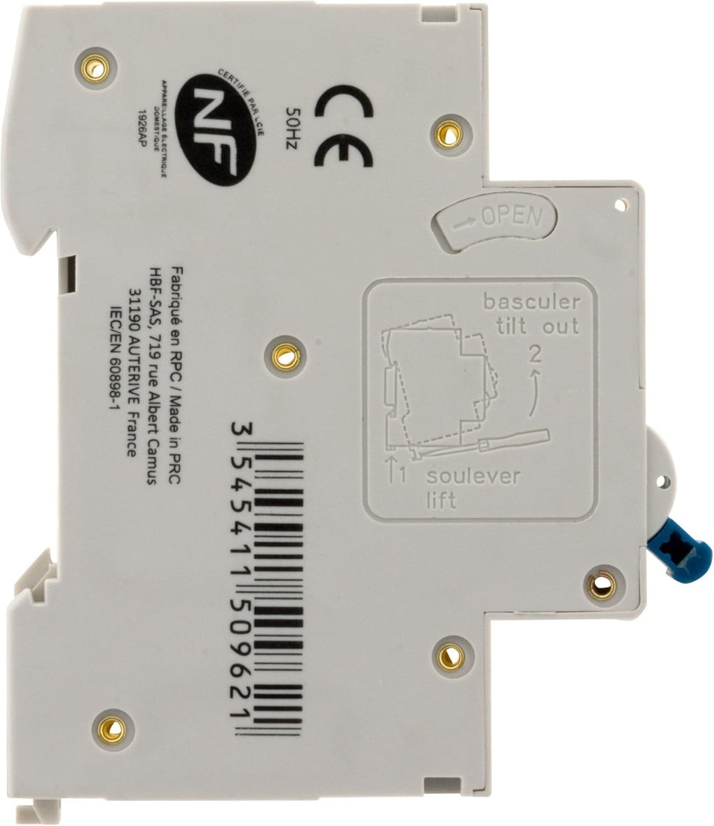 Disjoncteur PH/N - 20A NF pour cumulus et chauffe-eau - Zenitech