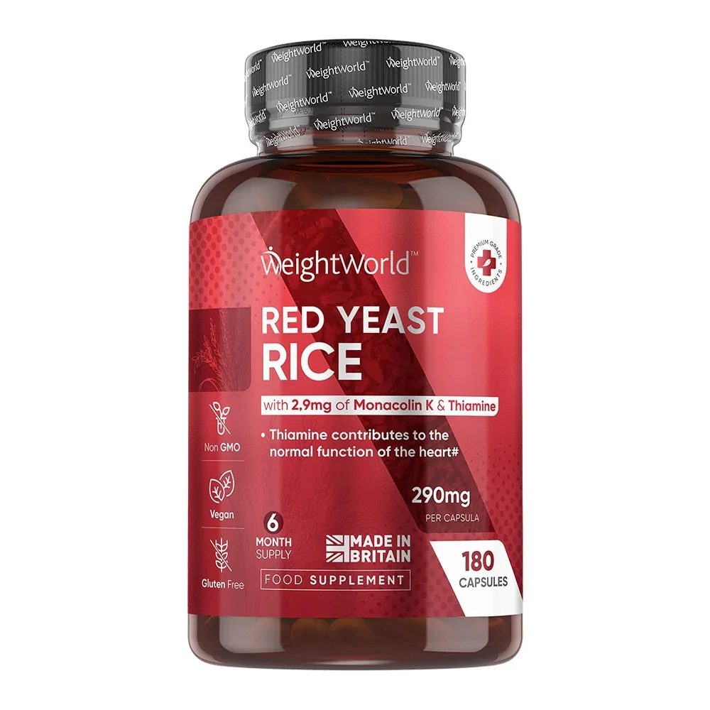 WeightWorld Riz fermenté au levure rouge 290 mg - 180 gélules
