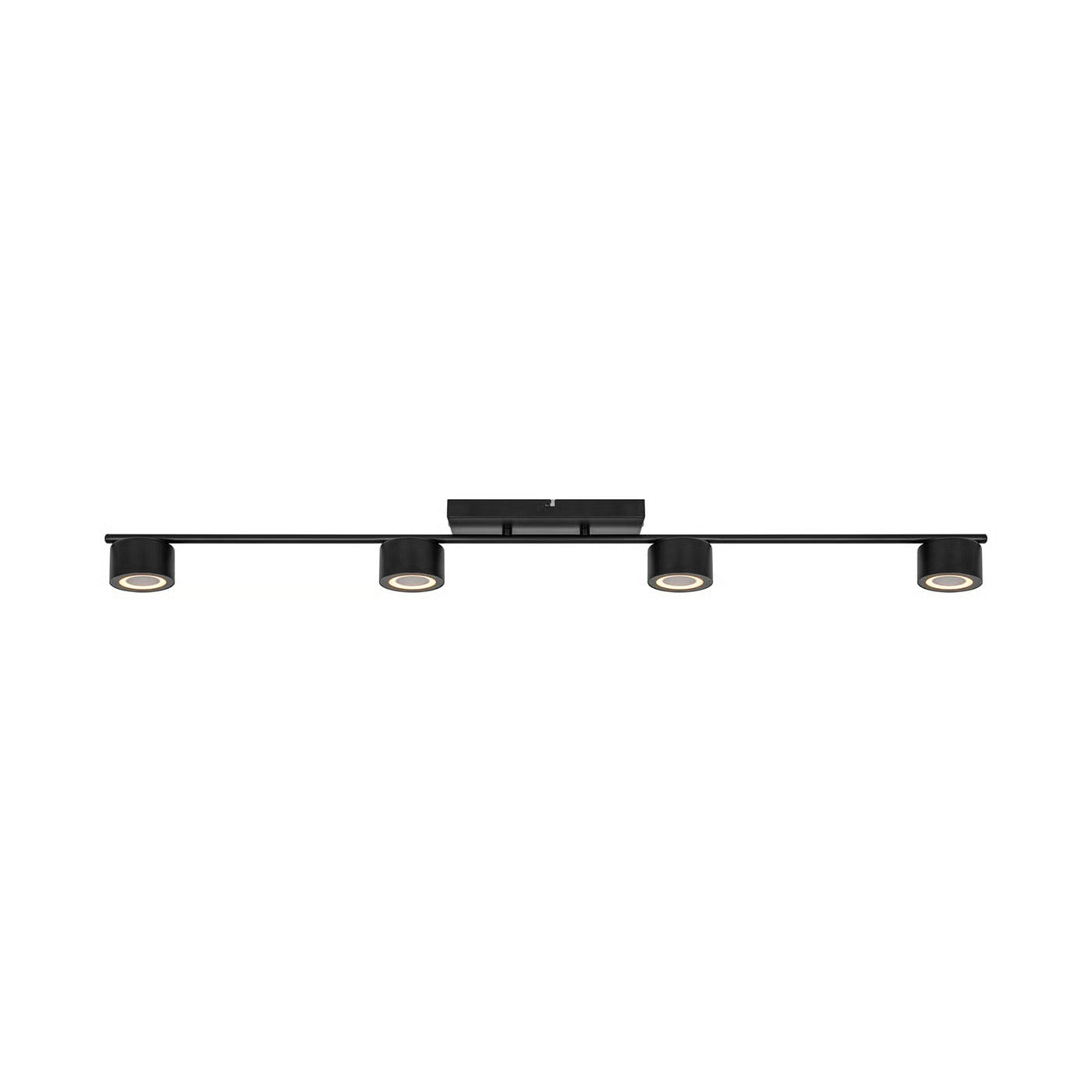 Spoterie CLYDE 4 Rail - LED intégrée métal noir - blanc chaud 2700k IP20 - Nordlux, Intérieur