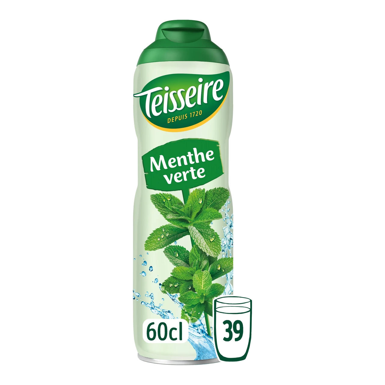 Teisseire Sirop Les Classiques Menthe Verte 60 cl