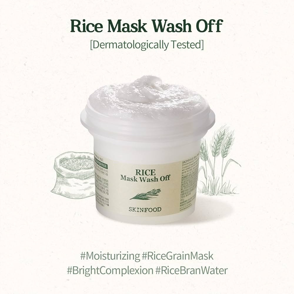 SKINFOOD Masque Riz Nettoyant 120 g