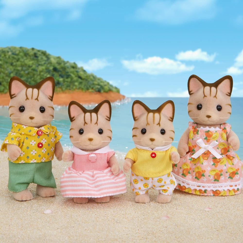 Sylvanian Families Ensemble de la famille chat tacheté 5180 Pack