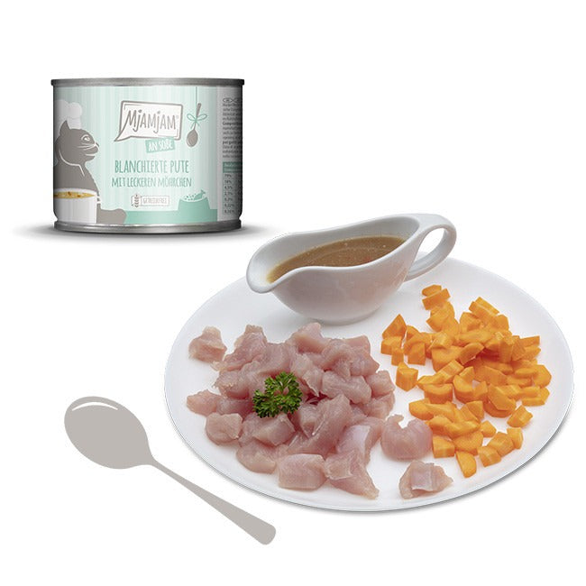 MjAMjAM Nourriture humide pour chien au poulet 200 g