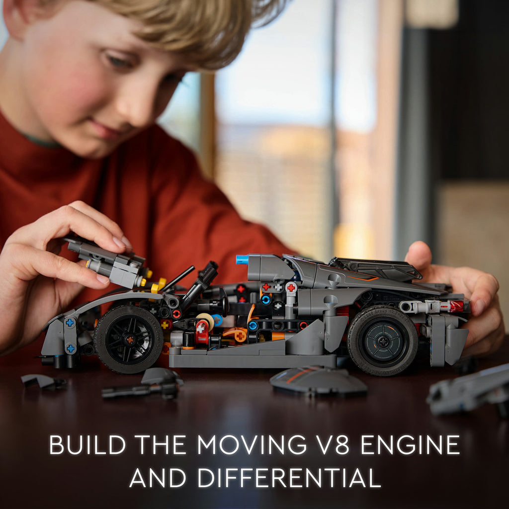 LEGO Technic Koenigsegg Jesko Absolut Gris Hypercar Set de Construction Pack de 801