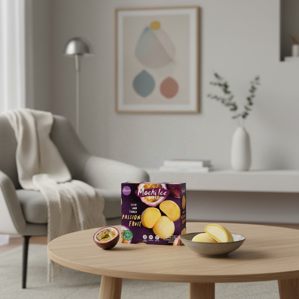 Buono Mochis glacés sorbet au fruit de la passion HL 156 g