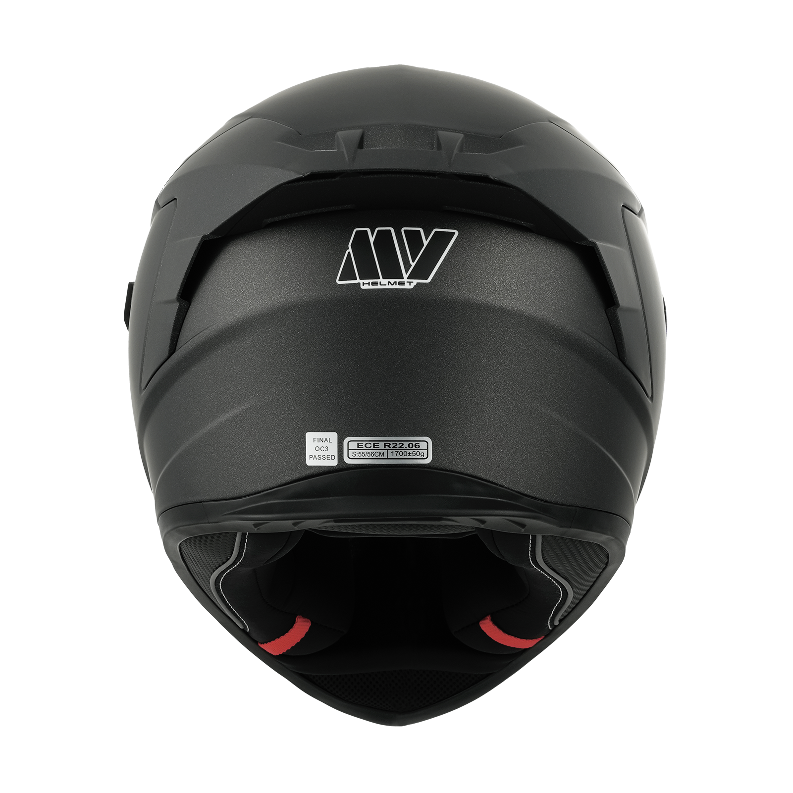 MY 936 Casque à visière intégrale pour moto et cyclomoteur avec visière solaire pour hommes et femmes homologation ECE 22.06 titane mat - Taille M