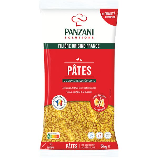 Panzani Pâtes Coudes rayés 5 kg