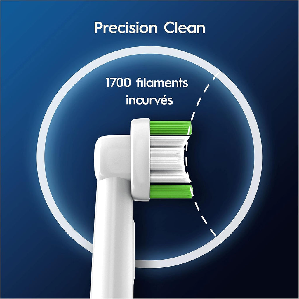 Oral-B EB20-4 Têtes de Brosse de Rechange Precision Clean - Lot de 4