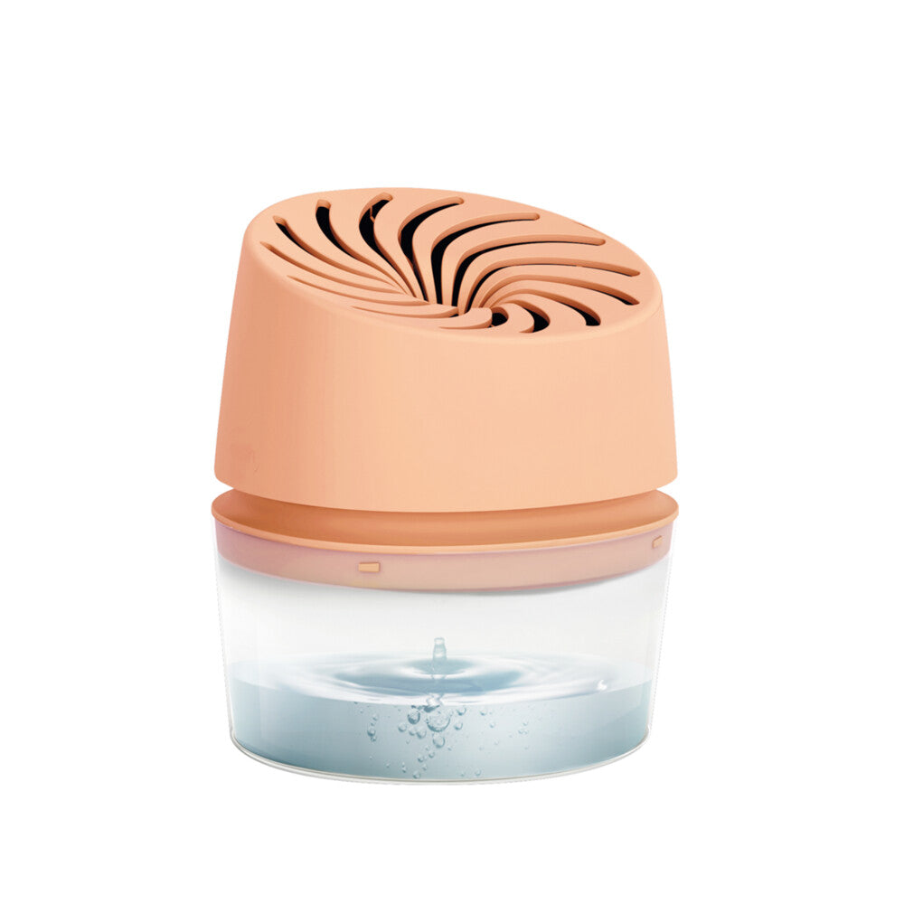 Rubson | Absorbeur d'Humidité Aero 360° Couleur Pêche (1 appareil + 1 recharge de 450 g) – Absorbeur anti-humidité pour pièce jusqu'à 20 m² – Déshumidificateur d'air anti-odeur et anti-moisissure