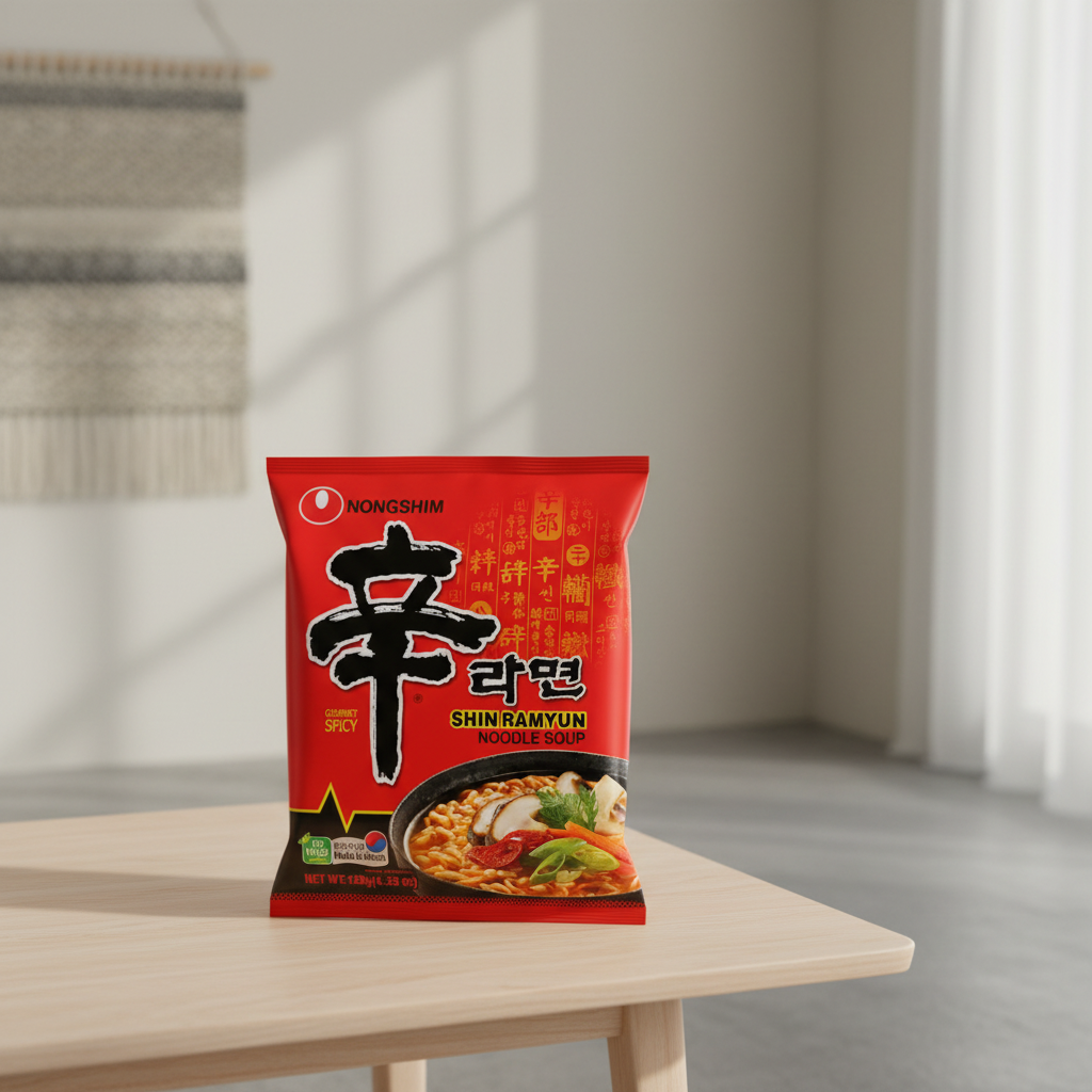 Nongshim Shin Ramyun Nouilles instantanées épicées - 120 g