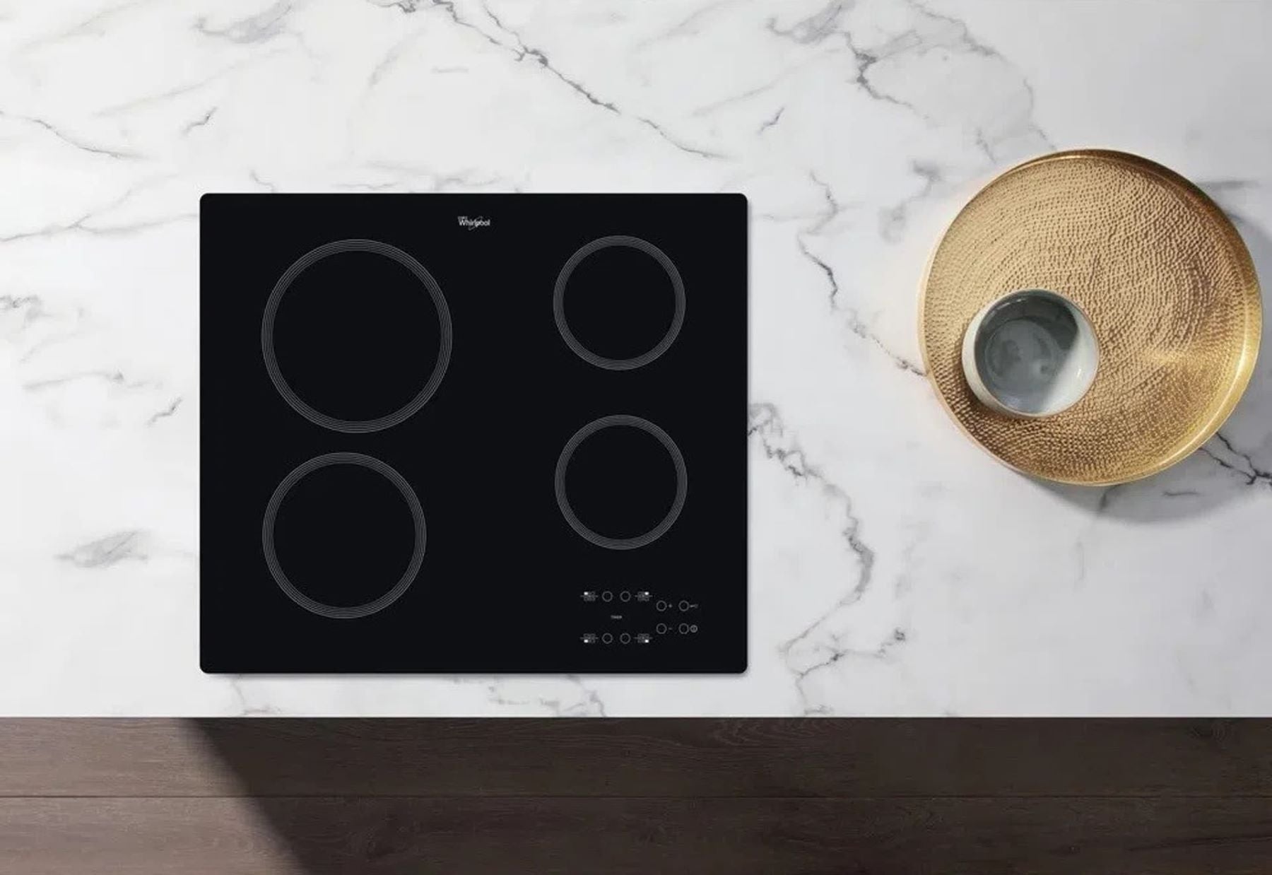 Whirlpool AKT 801-NE Plaque de cuisson vitrocéramique 4 zones - Noir