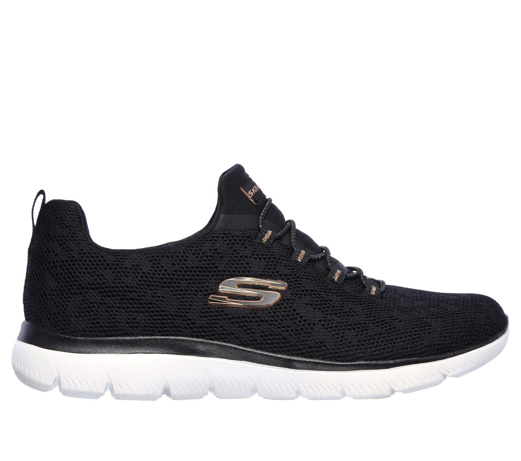 SKECHERS Summits Noir/Or rose