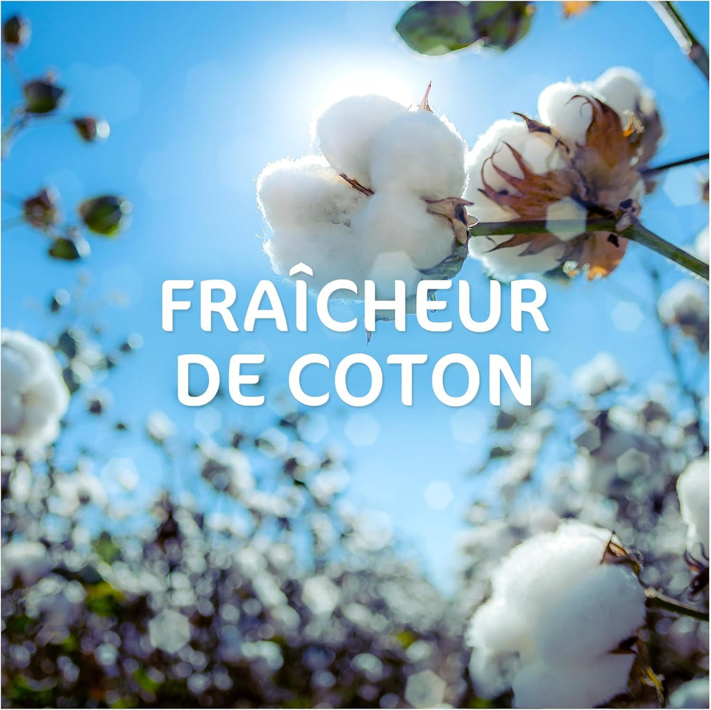 DASH Lessive Capsules 2en1 Fraîcheur de Coton 33 capsules