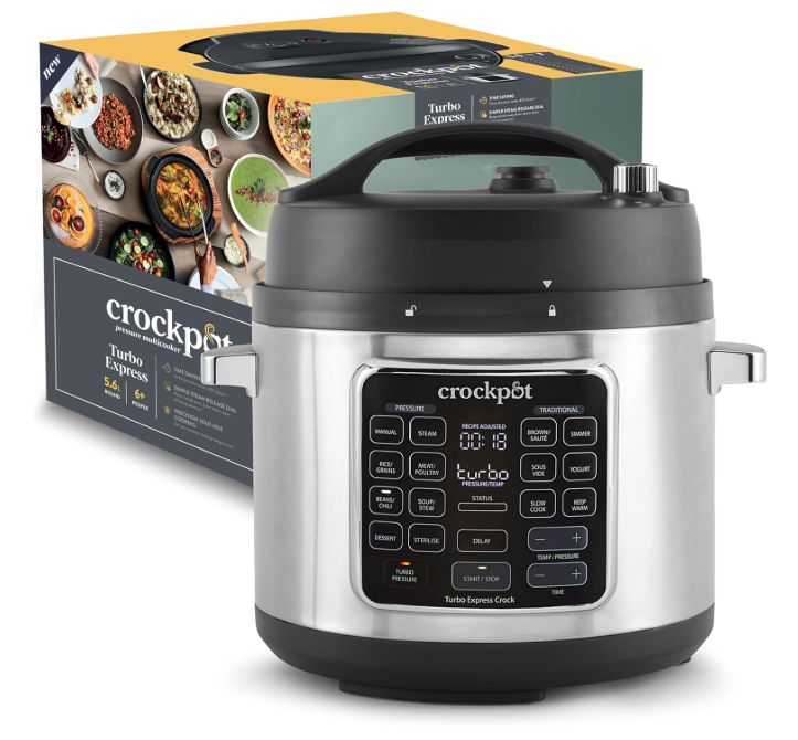 CrockPot CSC062X Mijoteuse à 3 réglages sans BPA - 5,6 L
