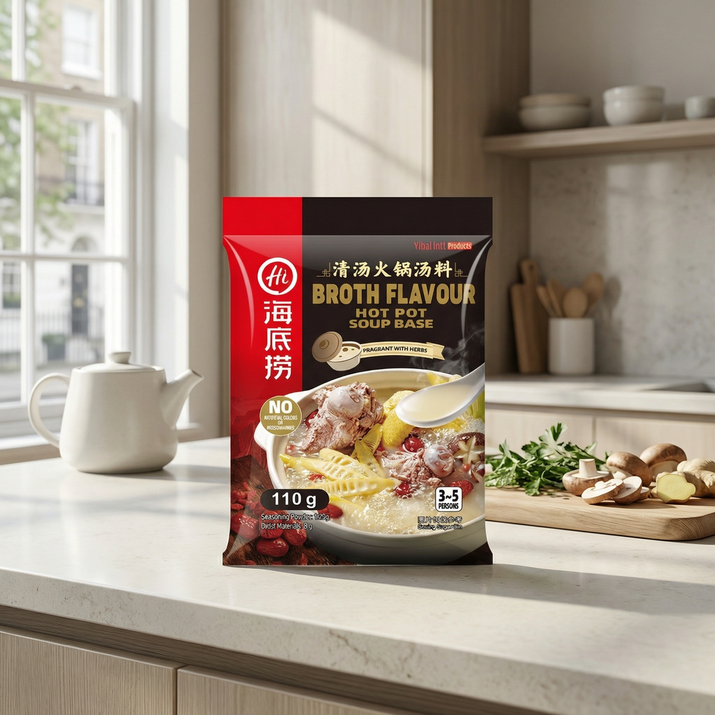 HAIDILAO Base de soupe pour fondue chinoise bouillon clair - 110 g