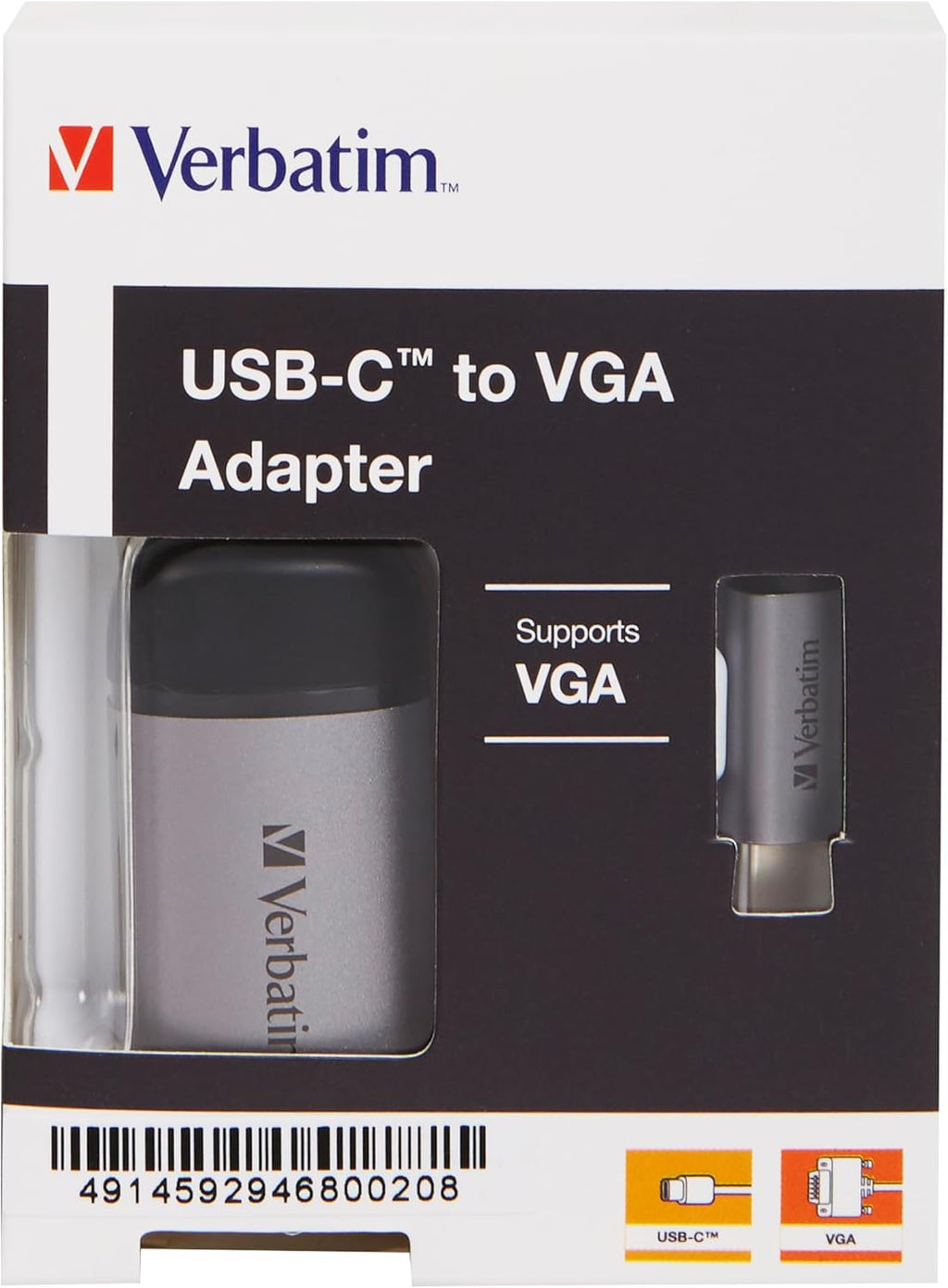 Verbatim Adaptateur USB-C vers VGA