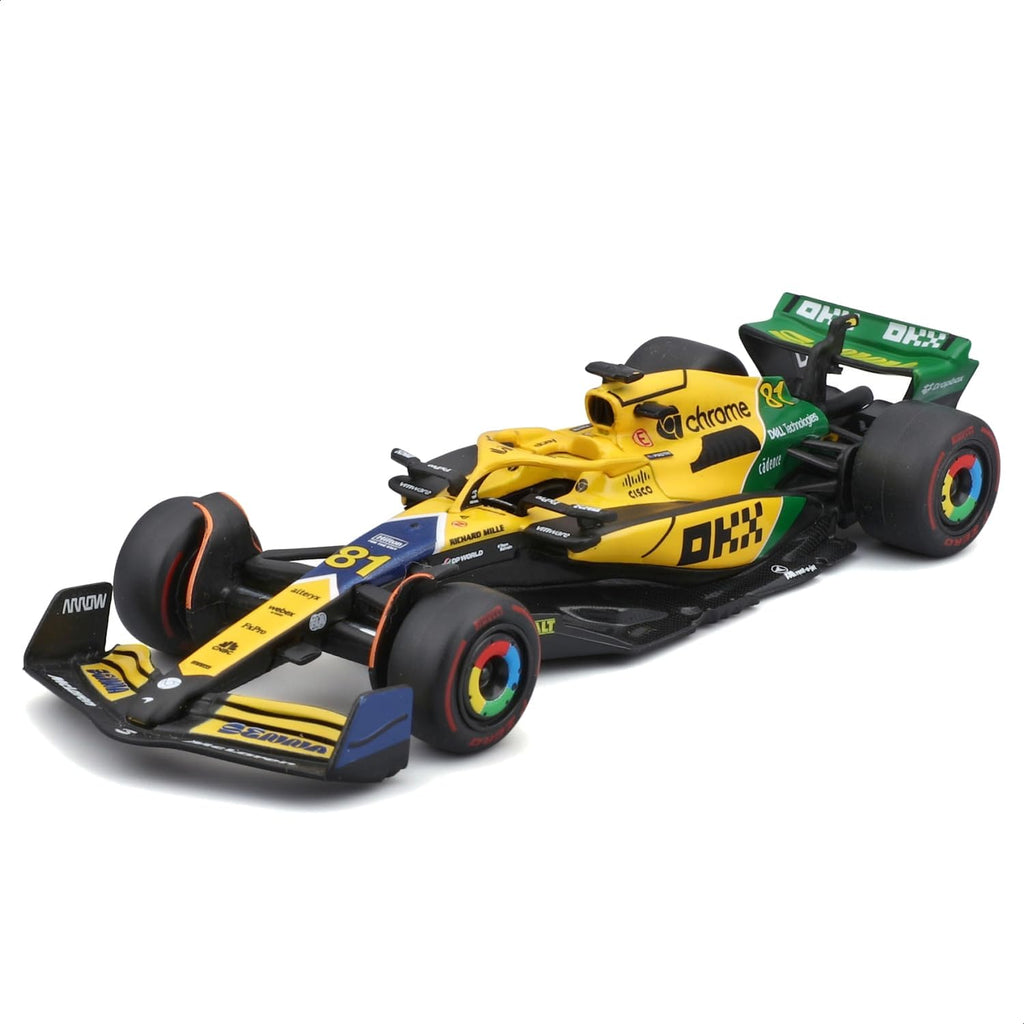 MCLAREN RACING Échelle 1/43 Formule 1 Pack de 7 Véhicules avec Présentoir