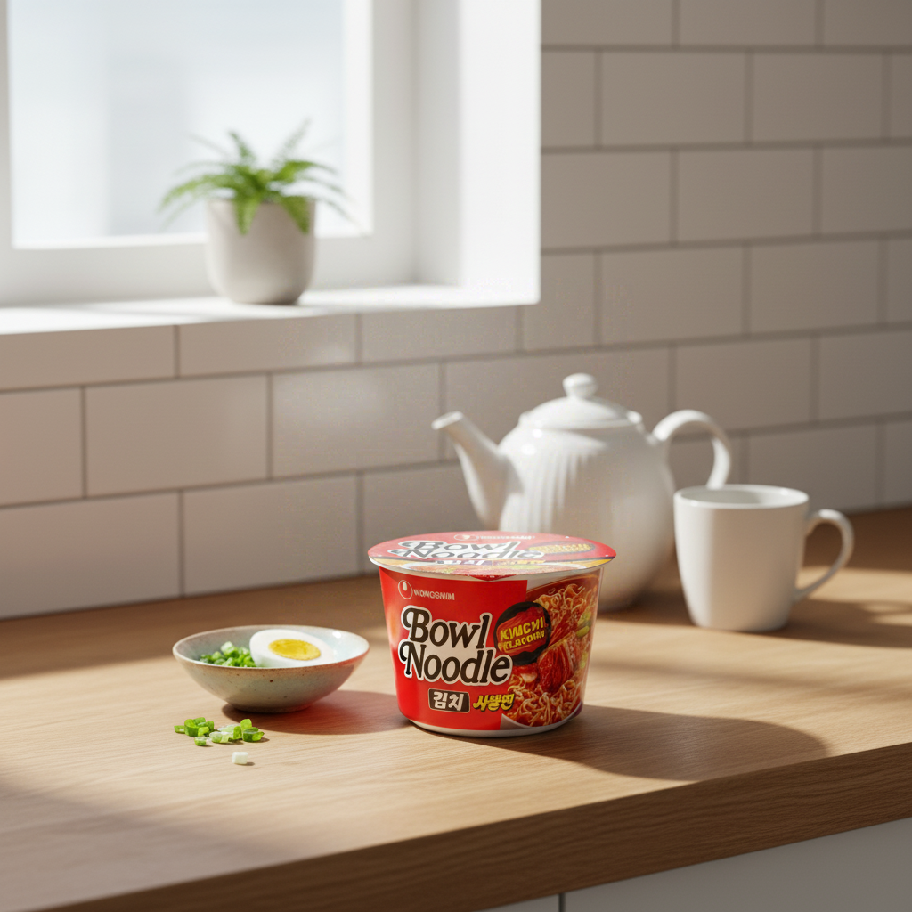 Nongshim Bol de nouilles instantanées Kimchi 12 x 100 g