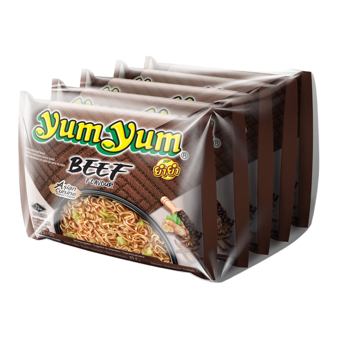 Yum Yum Soupe de nouilles au bœuf HL Pack 5 x 60 g