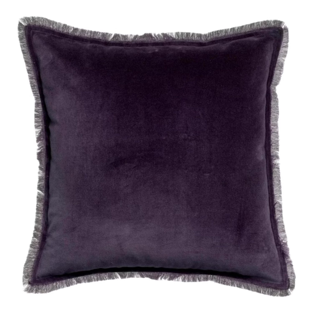 VIVARAISE Fara Coussin uni raisin - 45 x 45 cm