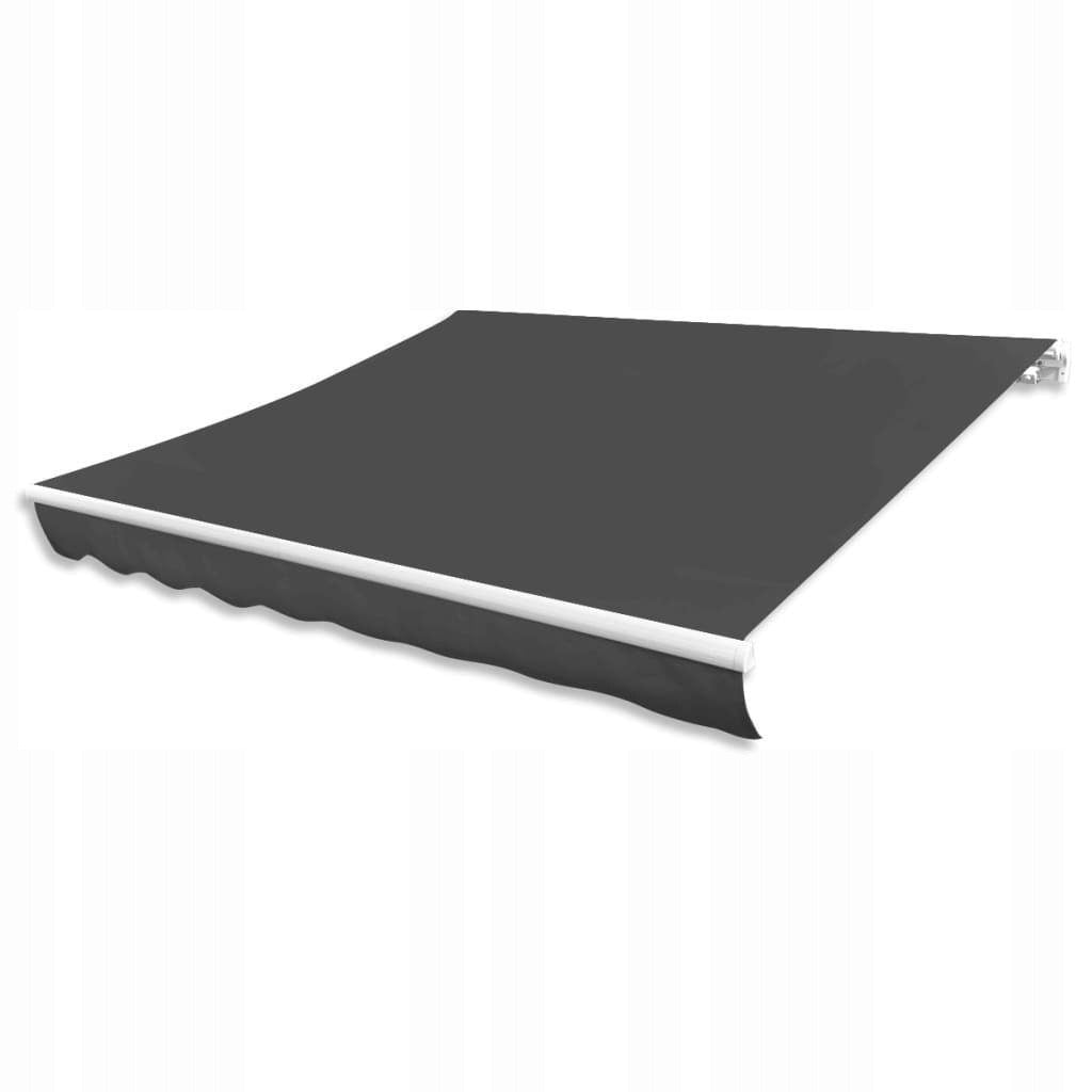 VIDAXL Tissu de Remplacement pour Store Anthracite 4,5x3 m Résistant aux UV