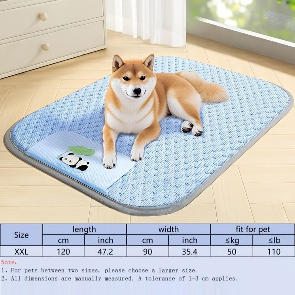 Hovicaed Tapis pour animaux - Rafraîchissant en été, construction à 4 couches pour un refroidissement complet, 120*90 cm