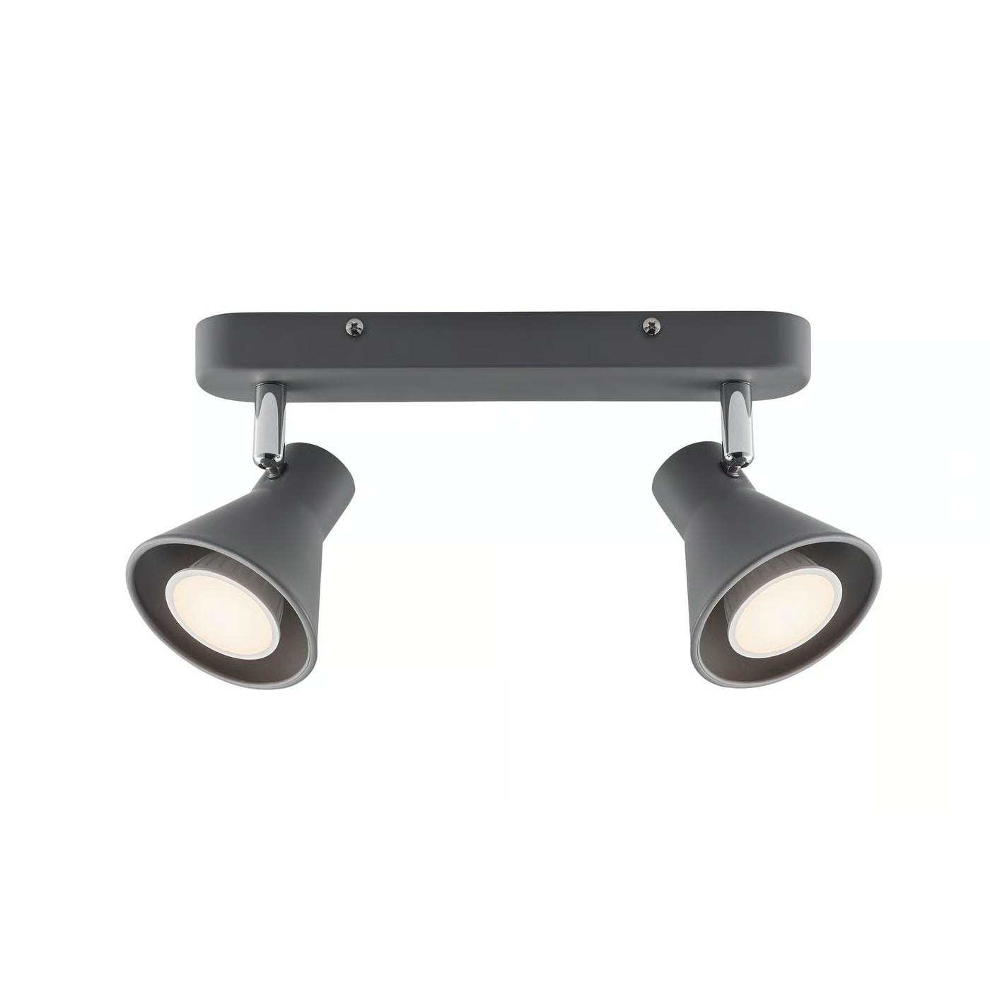 Spoterie EIK 2-Spot métal gris IP20 GU10 - Nordlux, Intérieur