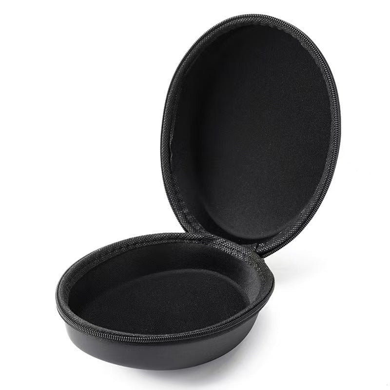 U5415 - Étui rigide de transport zippé en EVA compatible avec casques circum-auriculaires pliables - Noir