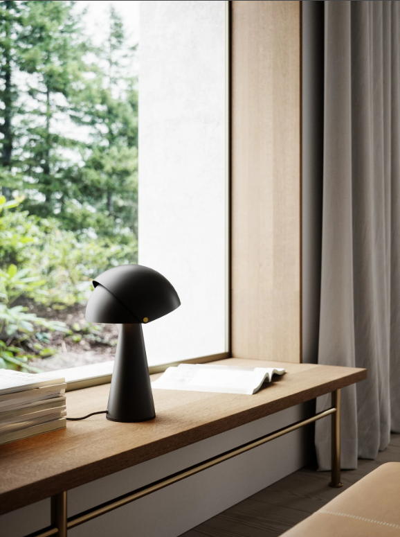 Lampe à poser ALIGN métal noir IP20 E27 - DFTP, Intérieur