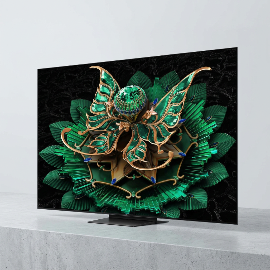 TCL 75Q7C TV QLED Mini LED 75", 4K HDR Premium, Dolby Vision IQ & Atmos, Google TV, Son Bang & Olufsen 6.2.2, 144 Hz VRR, AMD FreeSync Premium Pro, HDMI 2.1, AirPlay 2, Alexa & IMAX Enhanced