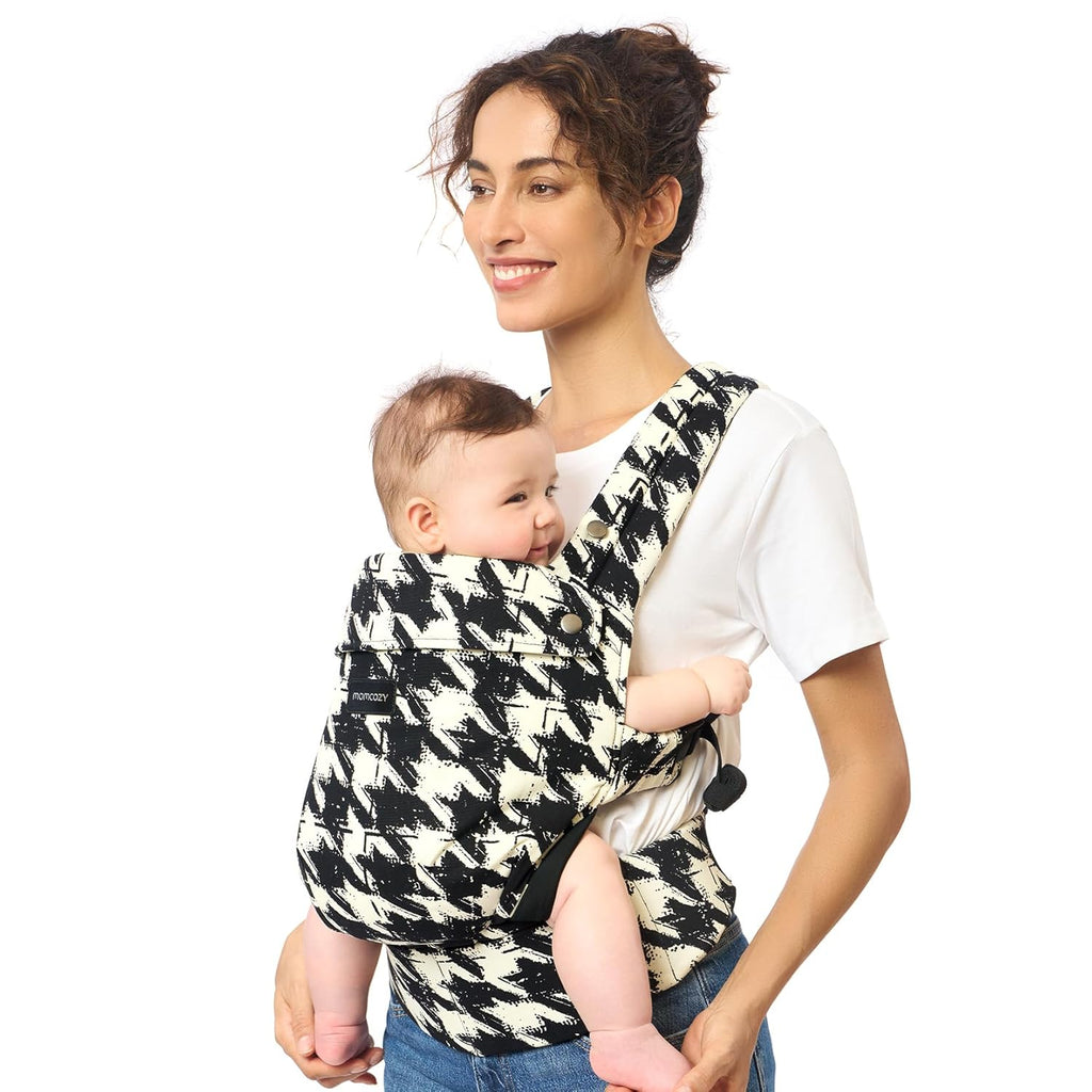Momcozy BC001 Porte-bébé - Motif pied-de-poule