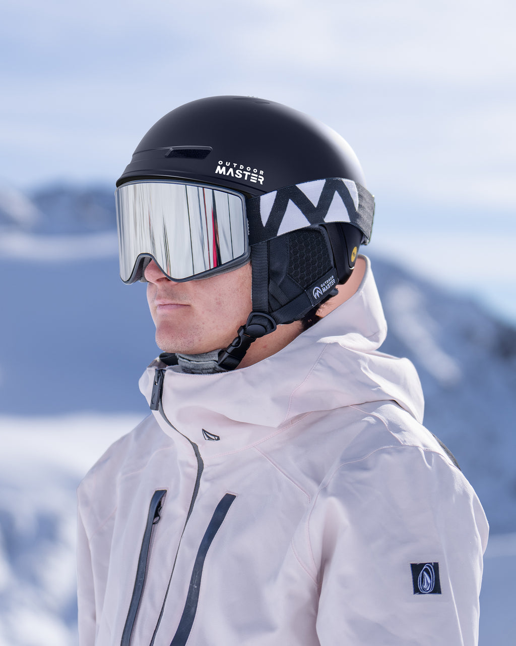 OutdoorMaster Diamond IIMIPS Casque de ski noir - Taille L
