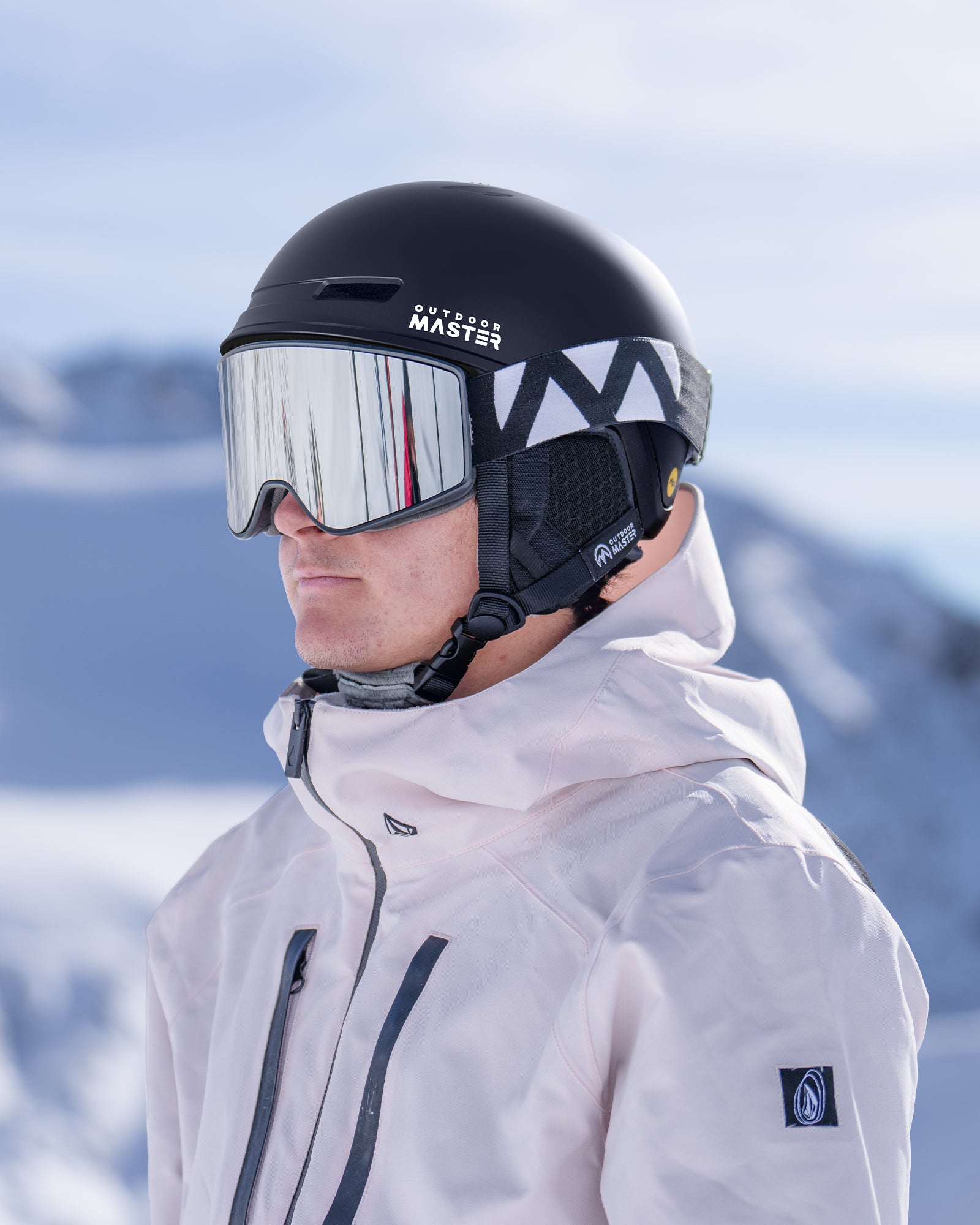 OutdoorMaster Diamond IIMIPS Casque de ski noir - Taille L