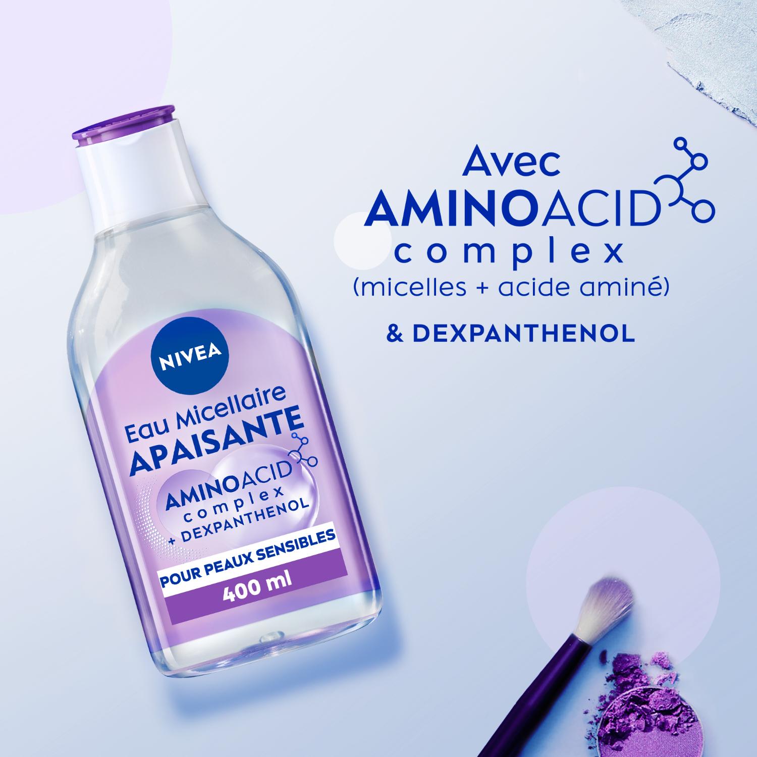NIVEA Eau micellaire visage apaisante pour peaux sensibles 400 ml