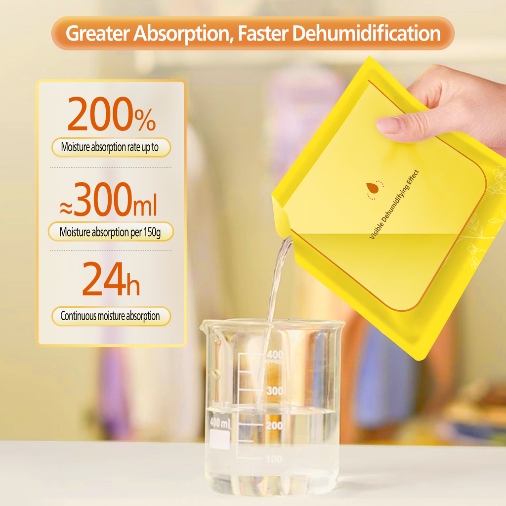 GrePower Saches déshumidifiants à suspendre (parfum vanille), lot de 10, empêchent efficacement l'humidité et la condensation, pour placards, maison, cuisine, garage, chambre