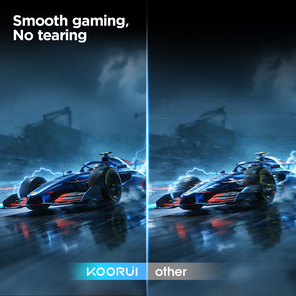 KOORUI 24E6CA – Moniteur de jeu incurvé VA FHD 180 Hz 23,6", Moniteur de jeu incurvé KTC 24E6CA 23,6 pouces rouge-noir, Moniteur d'ordinateur incurvé VA FHD 1920×1080 1500R