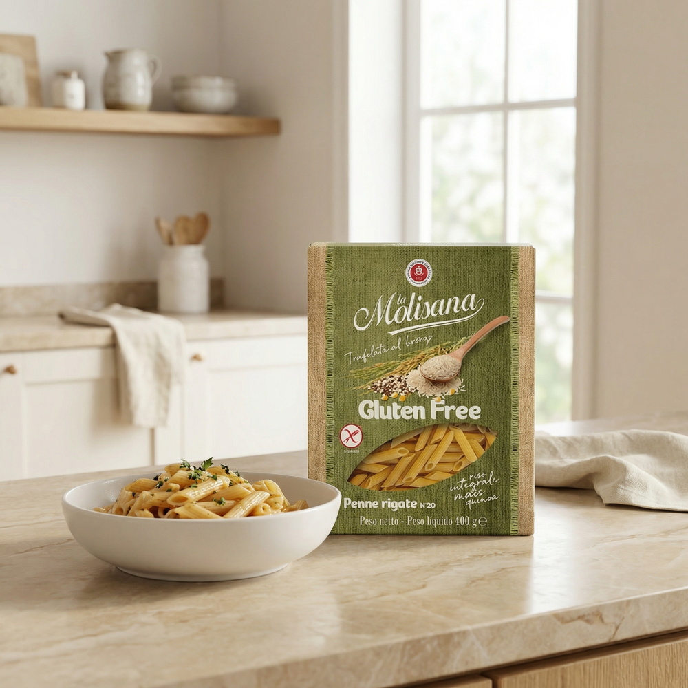 La Molisana Pennes striées N°020 Sans gluten