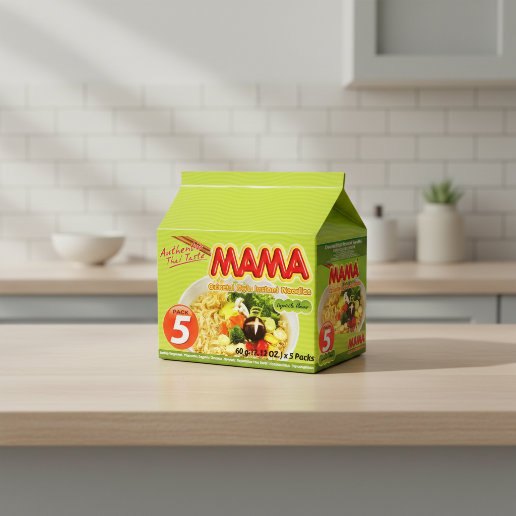 MAMA Nouilles instantanées saveur légumes - 5 x 60 g