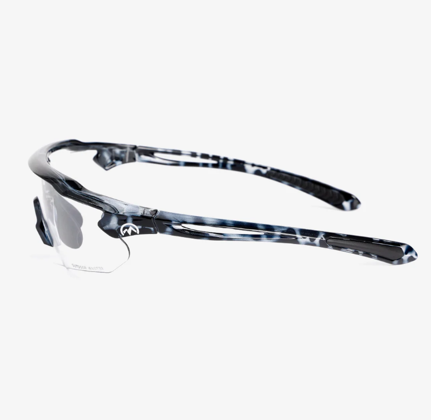 OutdoorMaster HAWK LT Lunettes de cyclisme photochromiques et polarisées Écaille