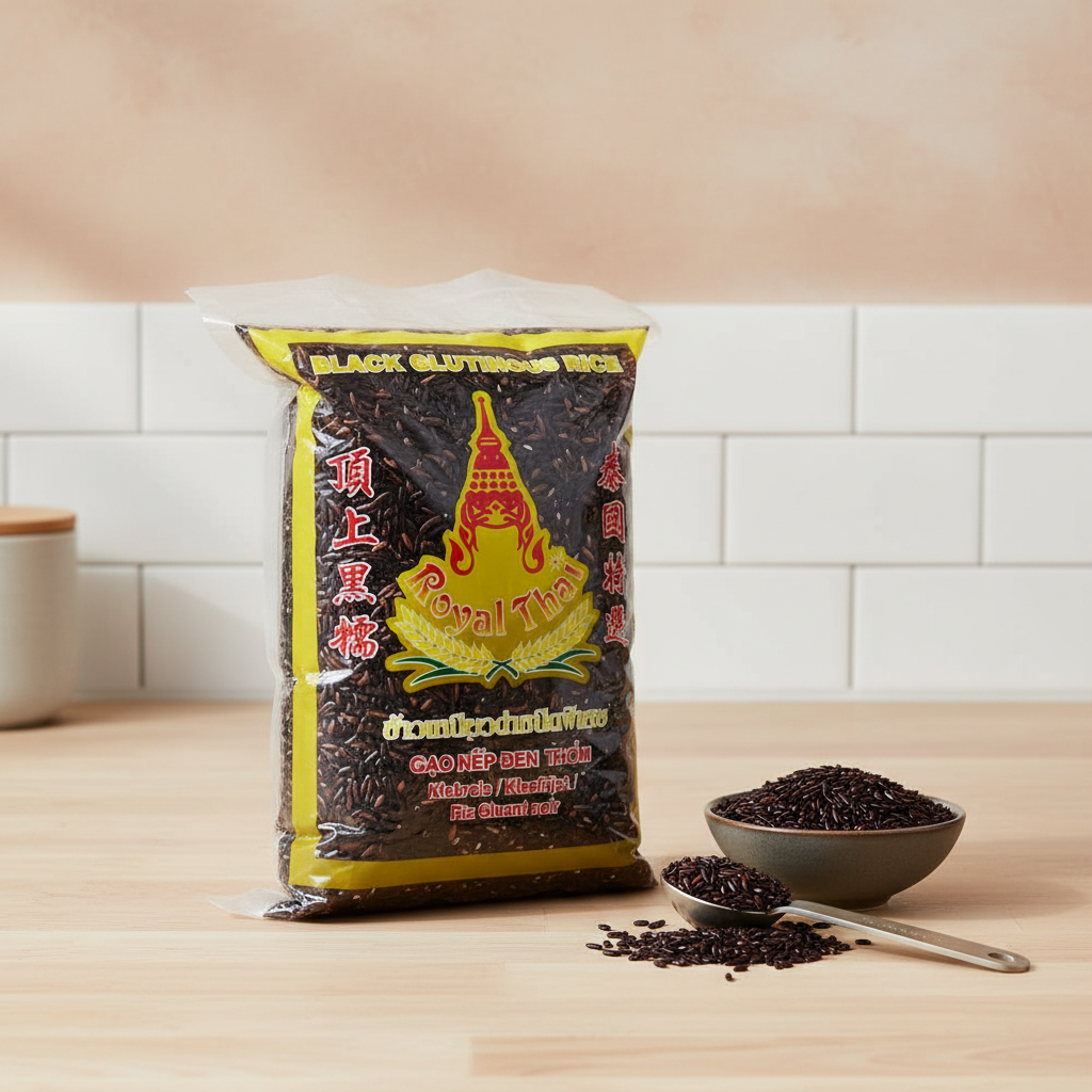 Royal Thai Riz gluant noir - 1 kg