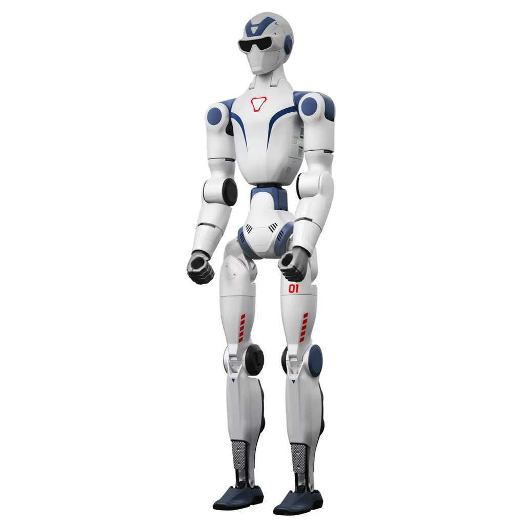 Unitree En stock, livraison le lendemain ! Robot humanoïde R1 Air, intelligence incarnée, caméra monoculaire, 20 degrés de liberté, interaction intelligente avec modèle vocal IA, coloris bleu et blanc