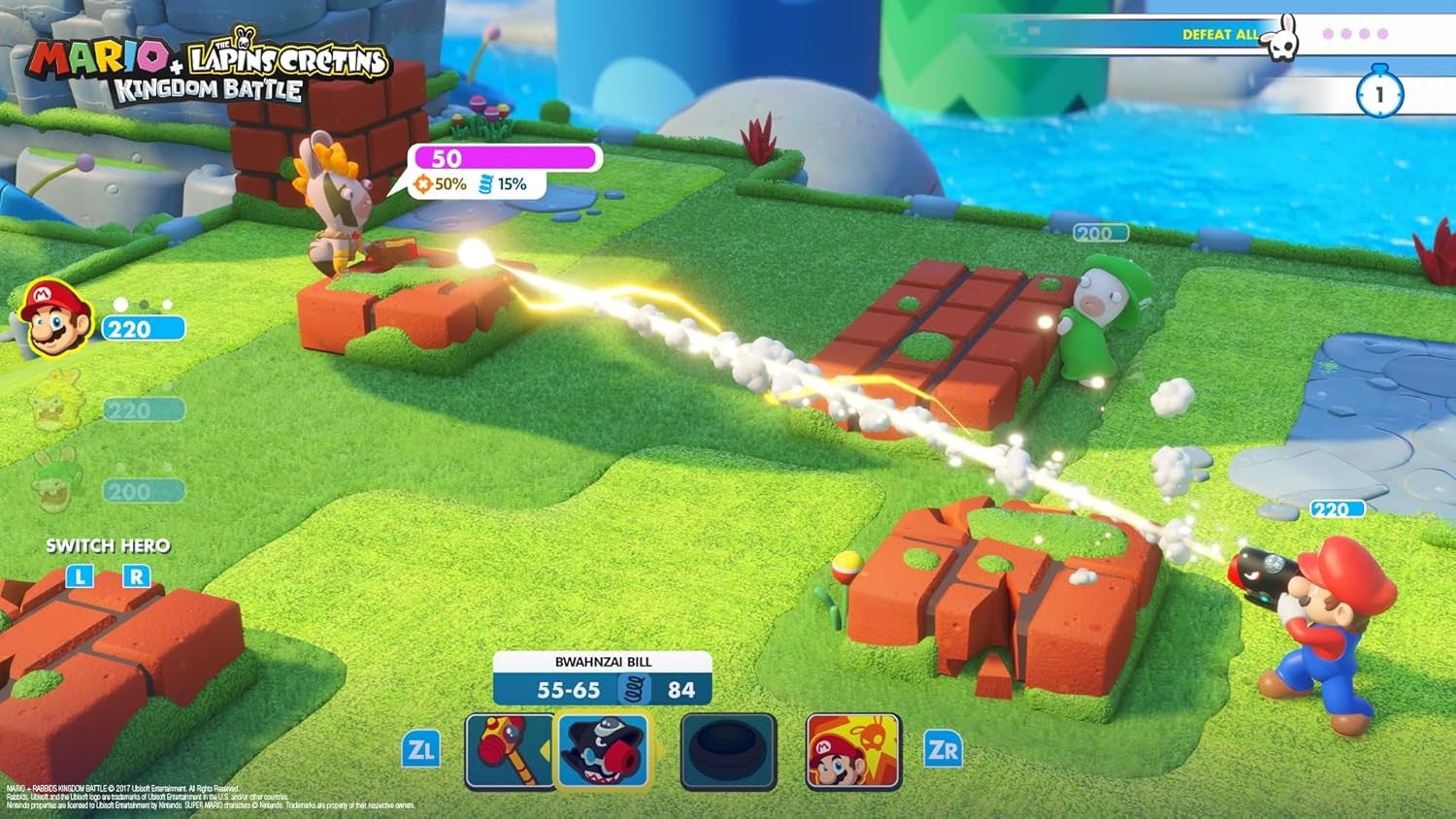 Mario + Les Lapins Crétins Kingdom Battle et Mario + Les Lapins Crétins Sparks of Hope - Code de téléchargement - Switch - Version Française