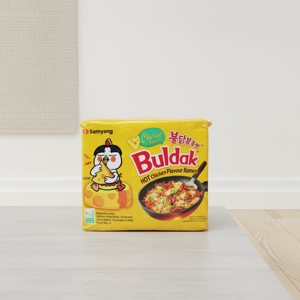 SAMYANG Buldak Nouilles instantanées saveur poulet épicé et fromage - 40 x 140 g